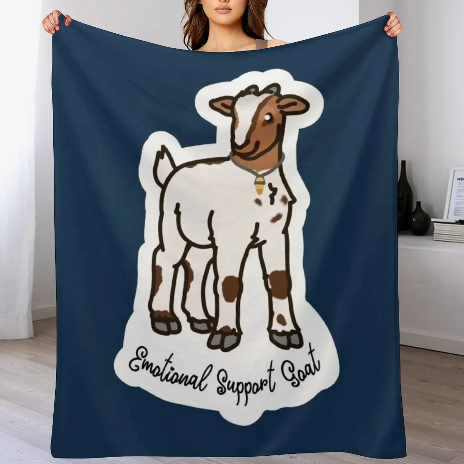 

New Milo the Goat - Shadow and Bone Fanart Throw Blanket blankets and throws Plaid Thins Bed linens Blankets