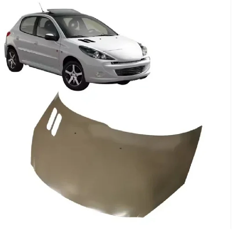 

New Durable OEM Steel Hood Cover Replacement for 207 Auto Body Kit