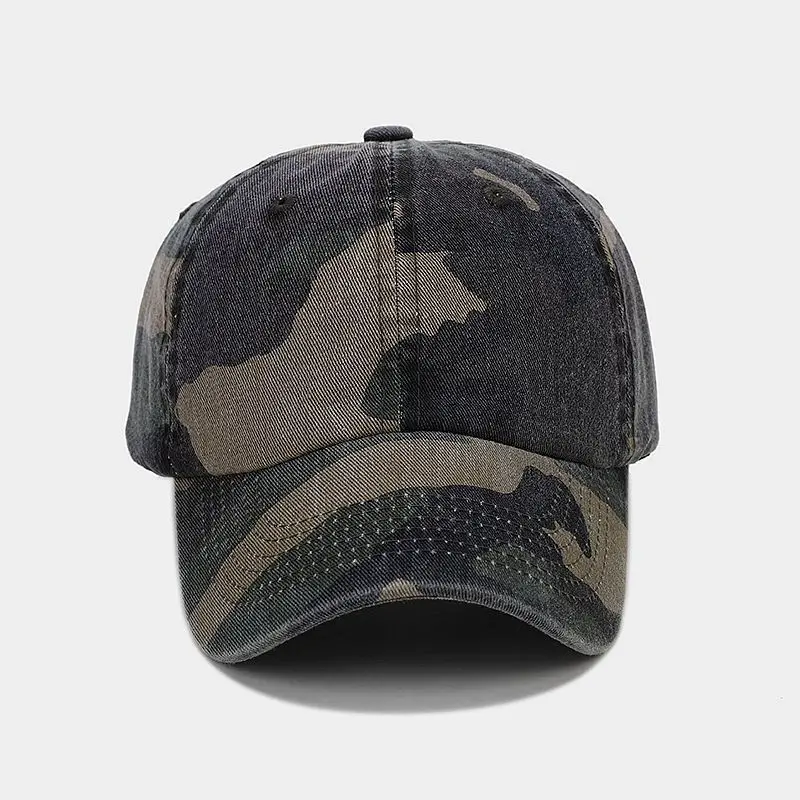Outdoor Weiche Baumwoll-Golf-Baseballkappe Persönliche Tarnmuster-Sportmütze Herren Reise-Sonnenhüte Damen Camping-Kappen Gorras – Detail 6