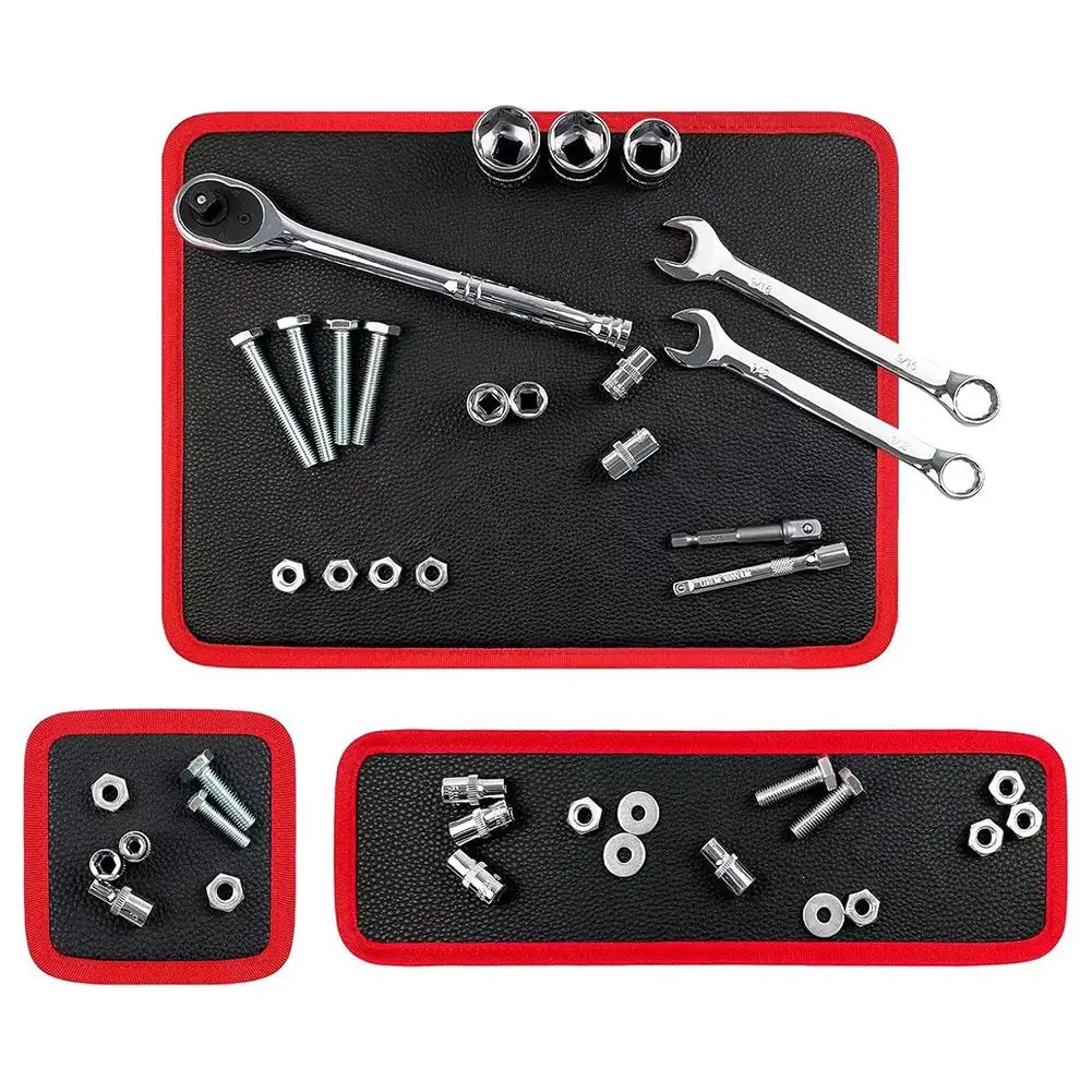 

Magnetic Pad Flexible Tool Holder and Mat Mechanic Trays Portable and Storage for Screws and Wrenches Auxiliary Equipment ﻿