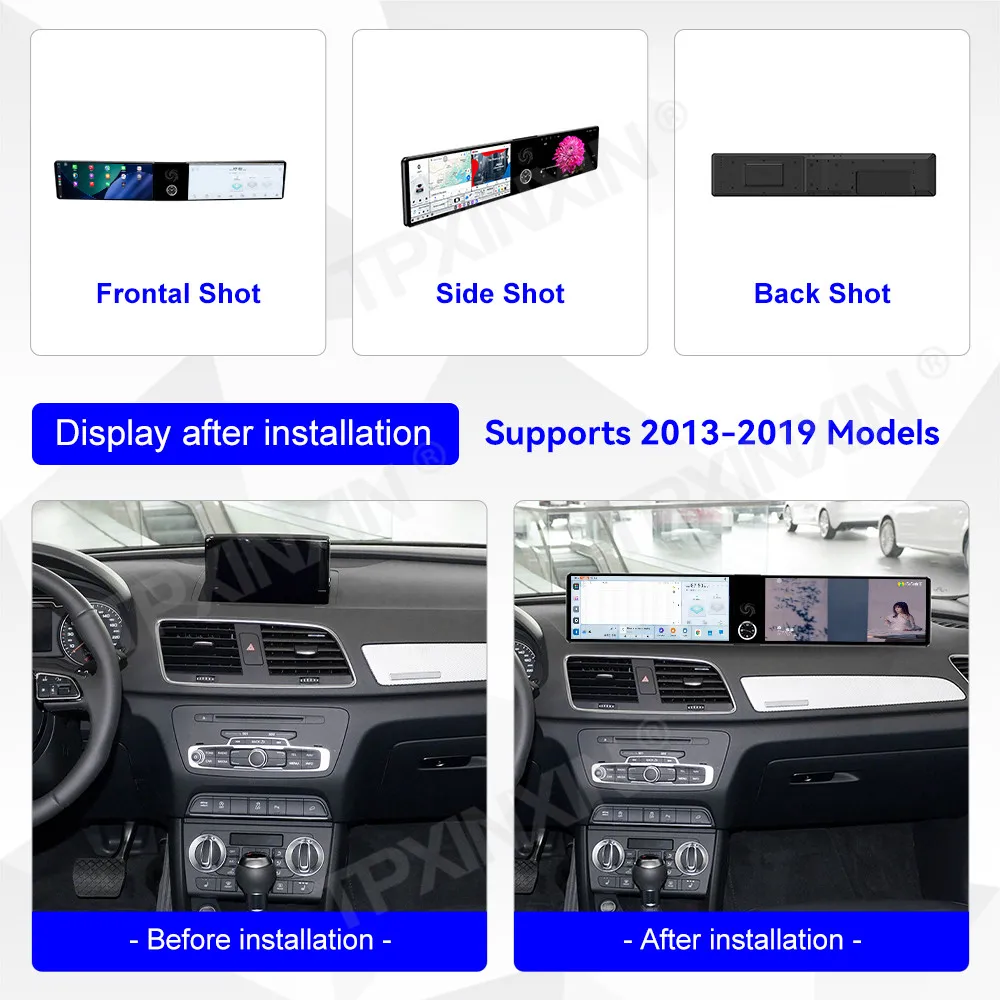 Qualcomm Android Auto For Audi Q3 2013~2019 Car Radio Stereo Receiver Automotive Multimedia Player Navigation Carplay Head Unit