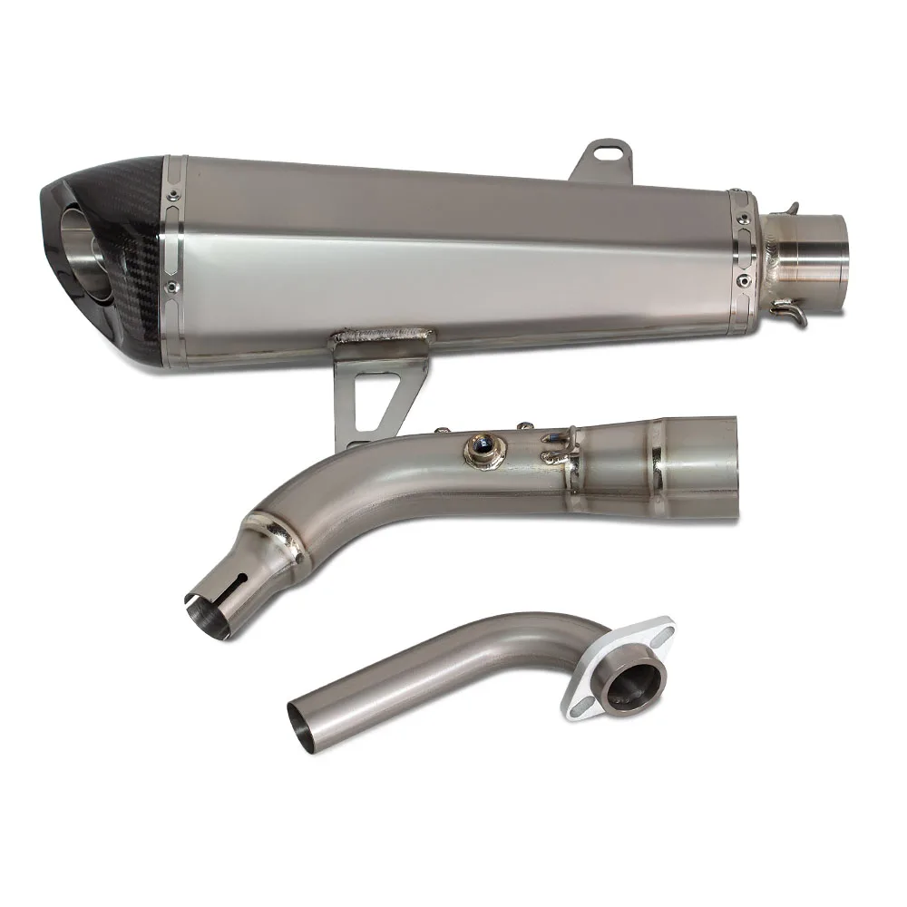 XMAX300 Exhaust System For Yamaha XMAX250 XMAX 300 2017-2024 Motorcycle Escape Kit Scooter Manifold Muffler with DB Killer