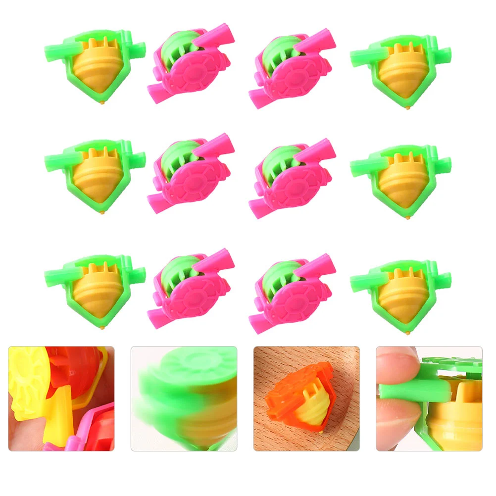 20Pcs Creative Colorful Peg-top Educational Craft Gift Toys for Kid Kids Spinning-top Peg-Top Toy Child Peg-Top