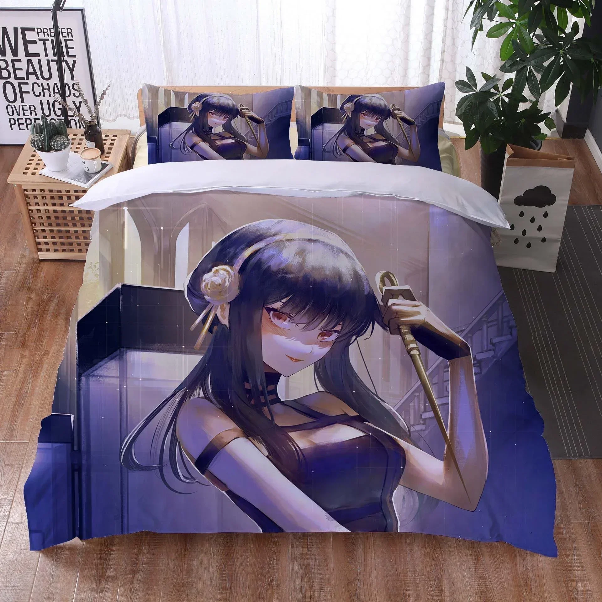 أنيمي جاسوس x الأسرة مريحة لحاف غطاء لحاف المخدة طقم سرير غرفة نوم الأطفال الديكور المنسوجات المنزلية