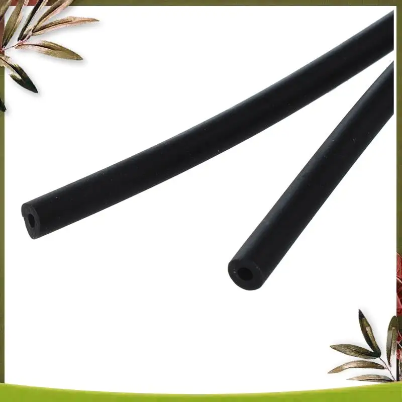 A08P-5X Tali Latihan Karet Elastis untuk Ketapel, Hitam 10M