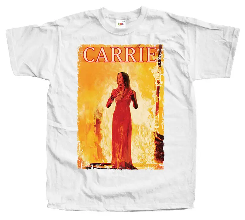 Carrie T SHIRT TEE v7 Horror Movie Poster White all sizes S to 5XL