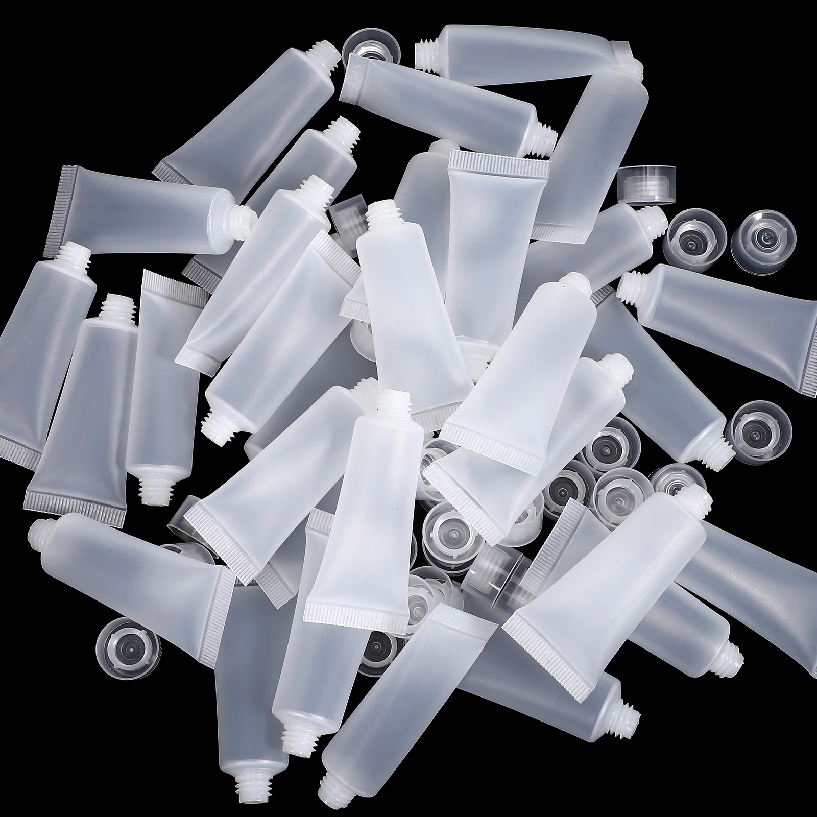 Bouteilles de voyage rechargeables, 50 pièces, pour shampoing, Lotion, lavage du visage, conteneurs de stockage légers et écologiques, étanches