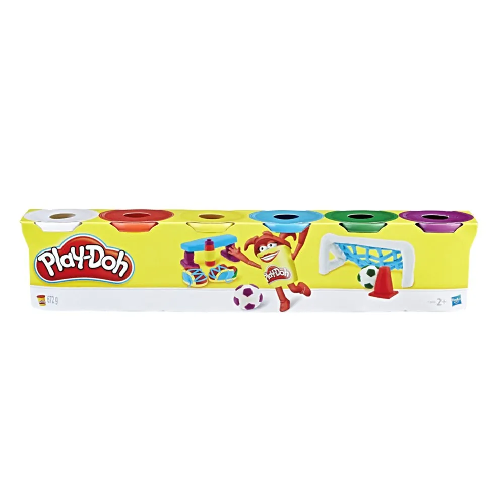 Play-Doh Play pasta-contiene 6 colori (confezione da 6)