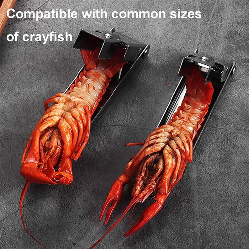 

BMBY-Stainless Steel Seafood Peeler Set, 6PCS Crawfish Tail Remover Tools, Easy-Use Shelling Devices