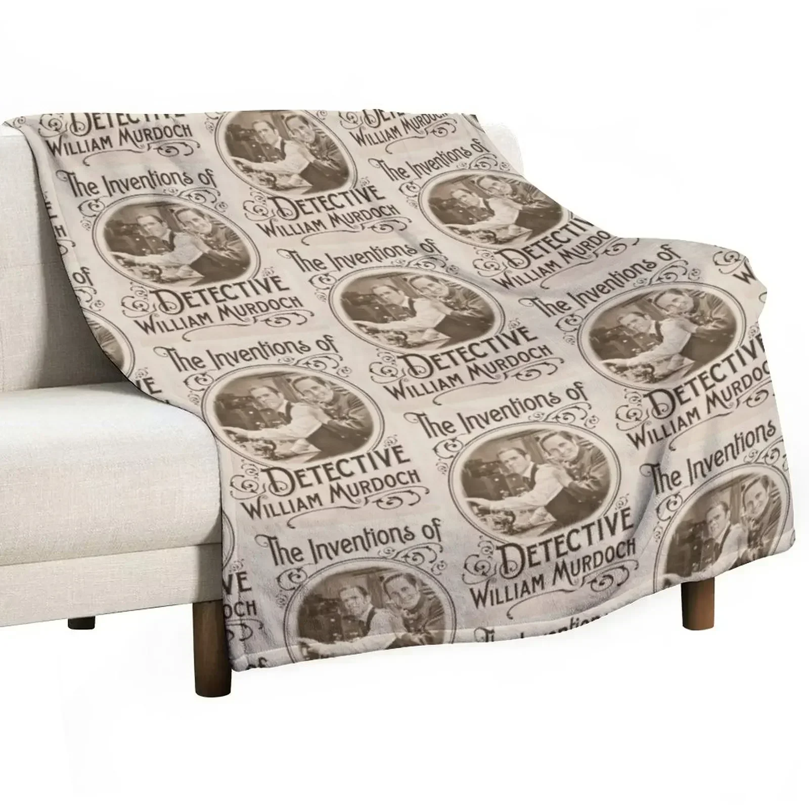 Murdoch mysteries Throw Blanket Cute Plaid Sofa Throw Picnic Flannel Fabric Blankets