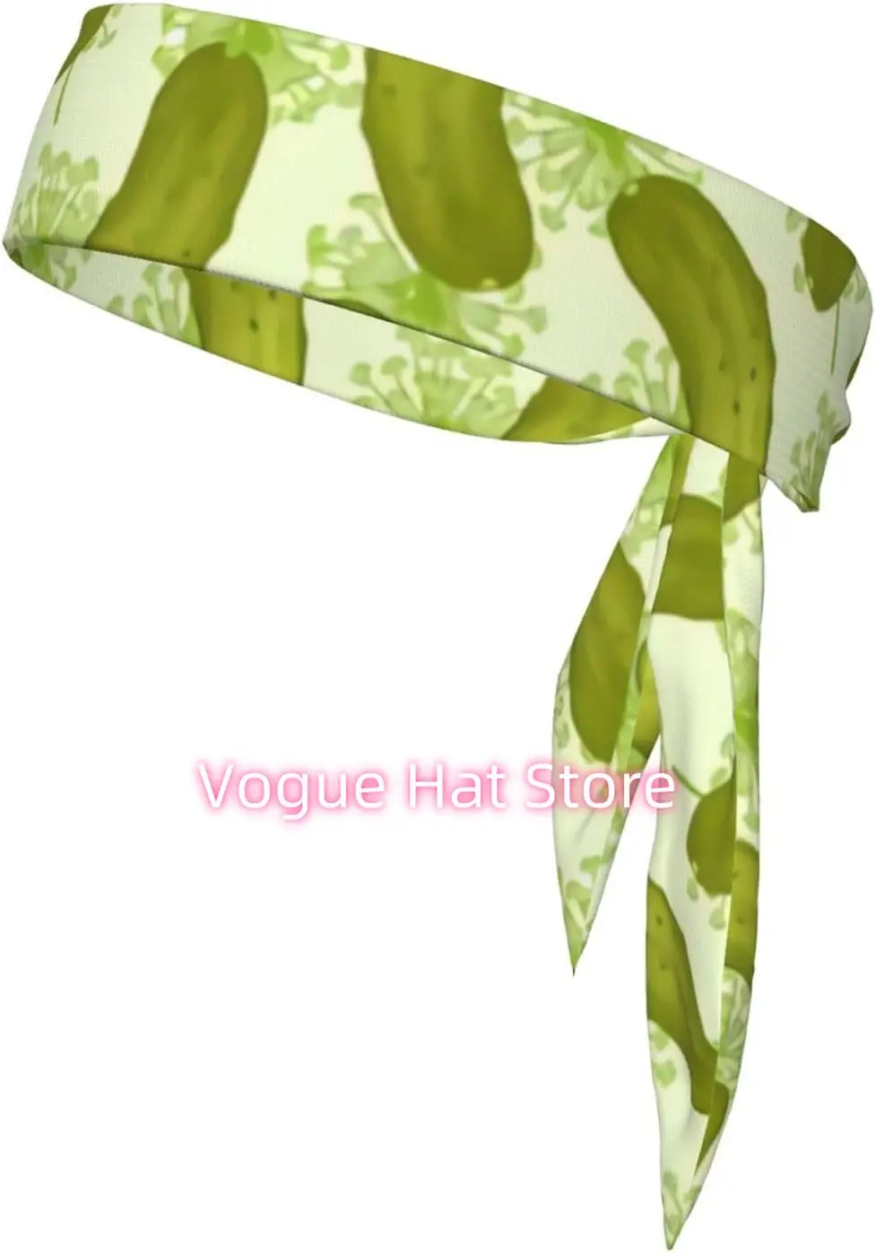 

Dill Pickles Pattern Sports Head Tie Headbands for Men Women Boy and Girl Sports Sweatbands for Running Basketball Yoga Exercise