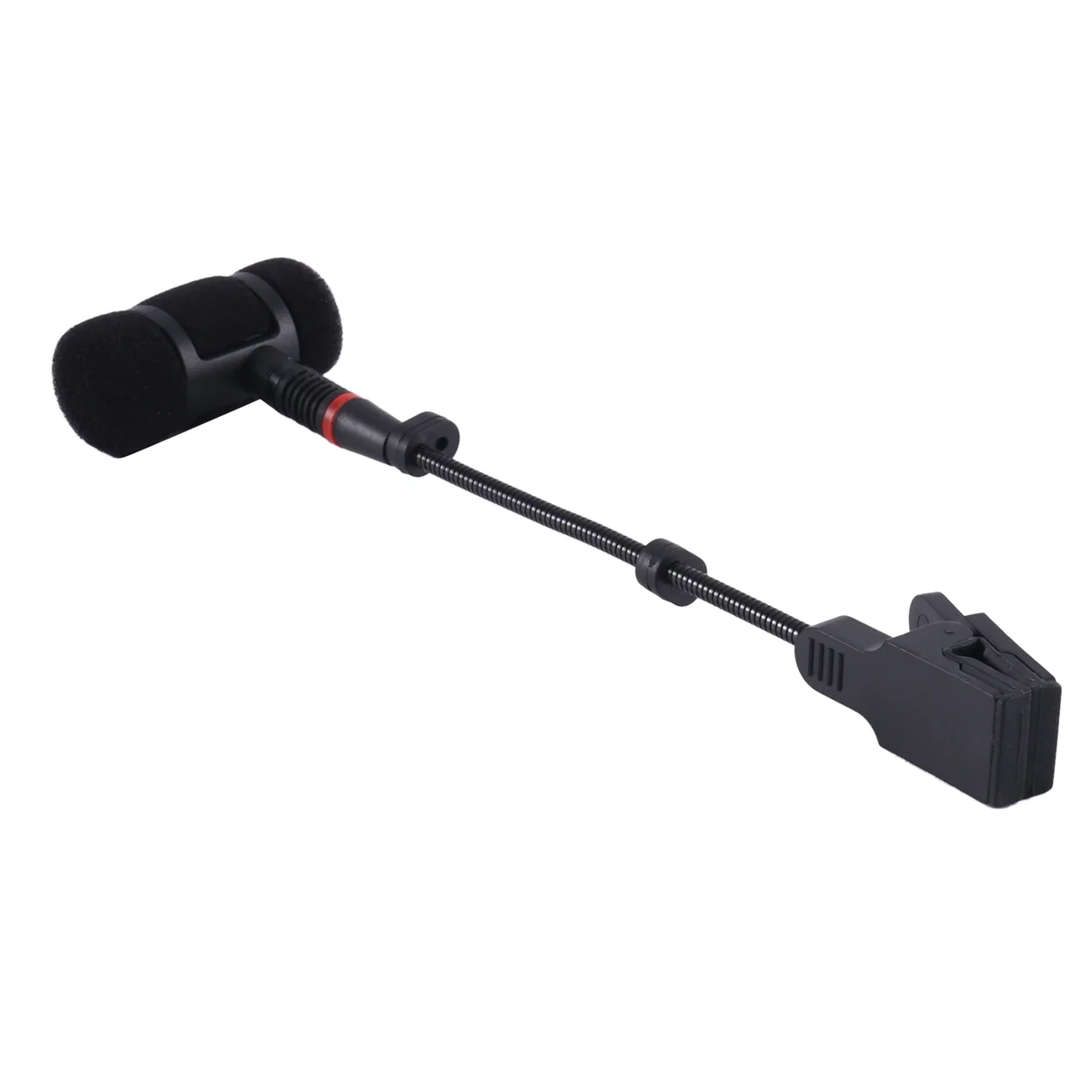 Suporte do microfone do saxofone, instrumento de sopro, Mic Mount, suporte durável, Mini Shock Mount