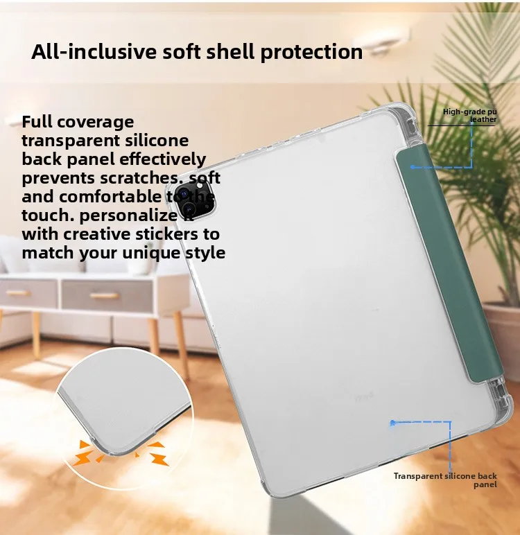 25 Für IPad 10.9 Schutzhülle 10.2 Airbag Anti-Drop-Hülle Tablet Air5 Stiftschlitz – Detail 9