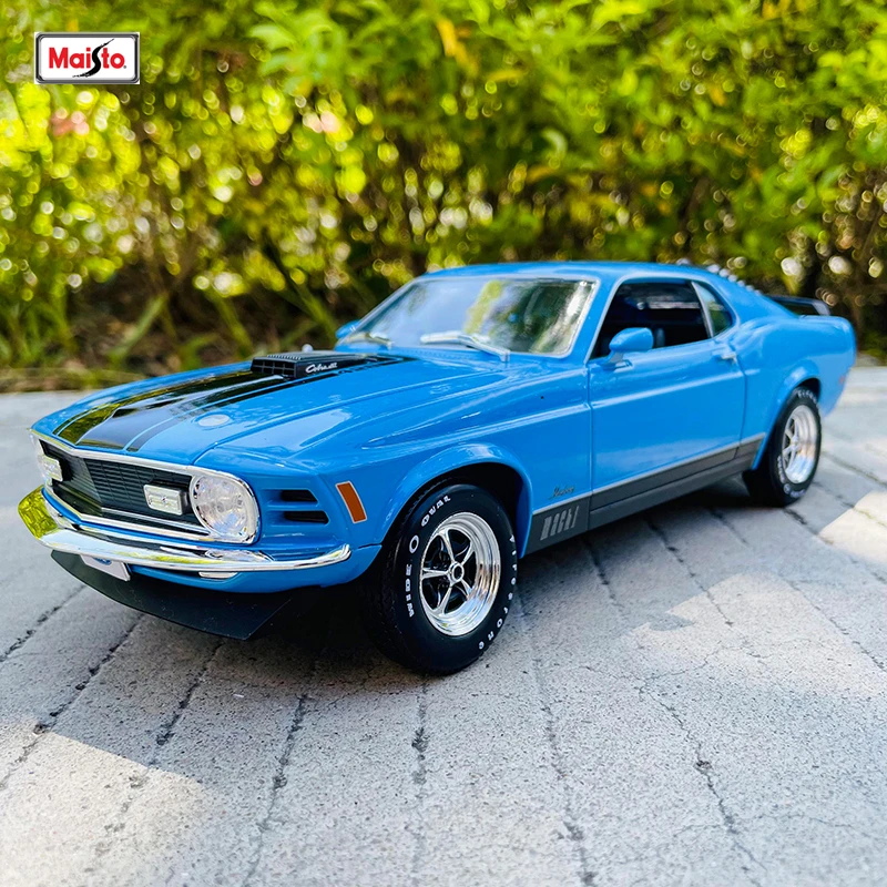 Maisto 1:18 NEW 1970 Ford Mustang Mach 1 Car Die casting Alloy