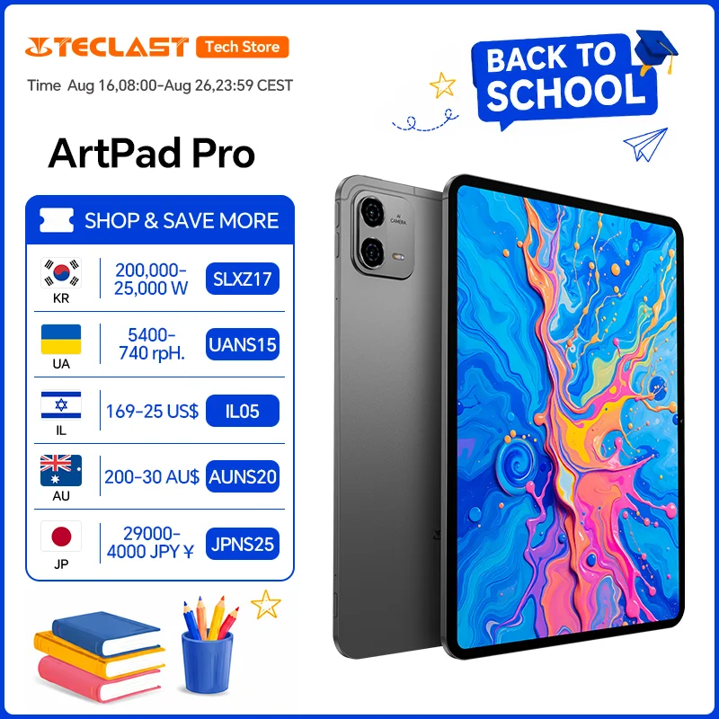Teclast ArtPad Pro Tablets PC 12.7 inch MediaTek Helio G99 8GB RAM