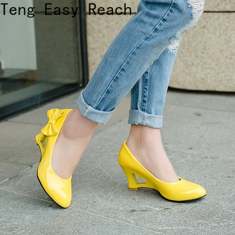 

New Light Mouth High-heeled Shoes White Bride Sexy Lady Shoes in The Spring and Autumn Marriage Sexy Wedges Women's Shoes