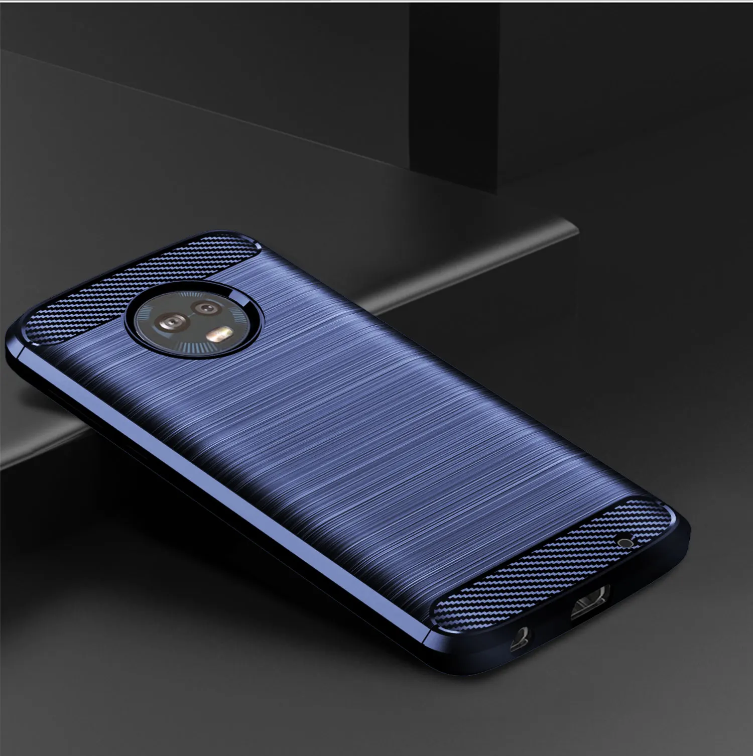 Frosted Case For Moto G6 Plus G6 play G6+ Anti Shock Cover for Motorola G6plus moto g6 Shockproof Carbon Fiber Cases