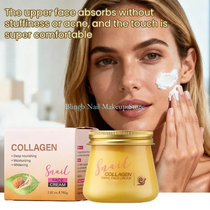 28TA Gelatin Snail Face Cream, Anti Corrugation and Regenerating Cream, Snail GelatinFace Cream, Moisturizing Repair Firming