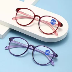 2024 New Retro Trendy Reading Glasses Fashionable Reading Glasses For Middle-aged And Elderly Anti-blue Reading Glasses