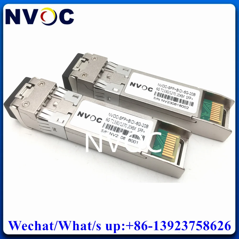 6G-SDI SFP BIDI 1270/1330nm Video 10KM BIDI Fiber Optical Transceiver VIDEO-SDI 20KM LC Connector Module For Black Magic Device