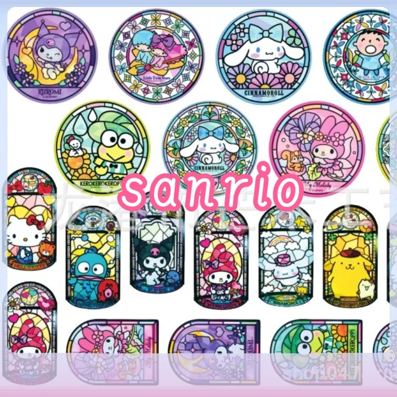 

Anime pearly sanrio cartoon cute Hello Kitty Poemon Pikachu 2cm/4cm acrylic pieces glass painting series DIY accessory material