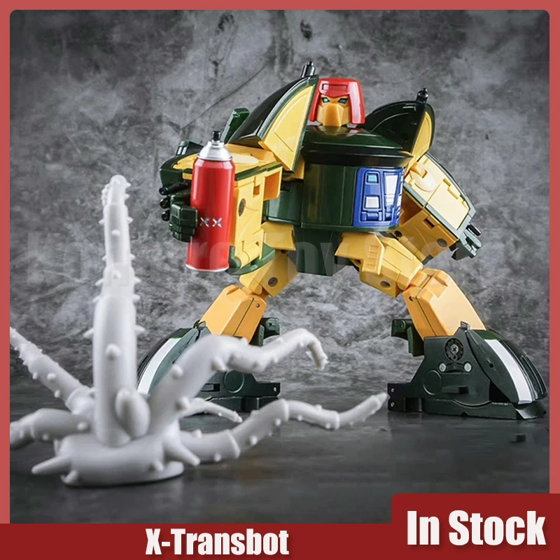 Transformable Figure X-Transbot MM-9+ Action Figures Cosmic Green Metal G1 Joint Movable Model Doll Collection Toy Birthday Gift