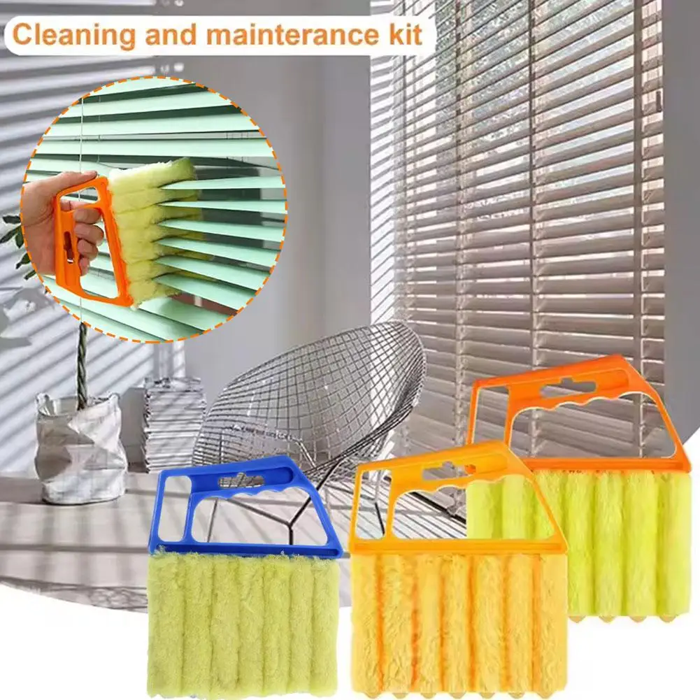 Multifunctional Cleaning Brush Window Air Conditioner Cleaning Venetian Kitchen Tool Cleaner Cleaning Duster Wash Blind X1q9