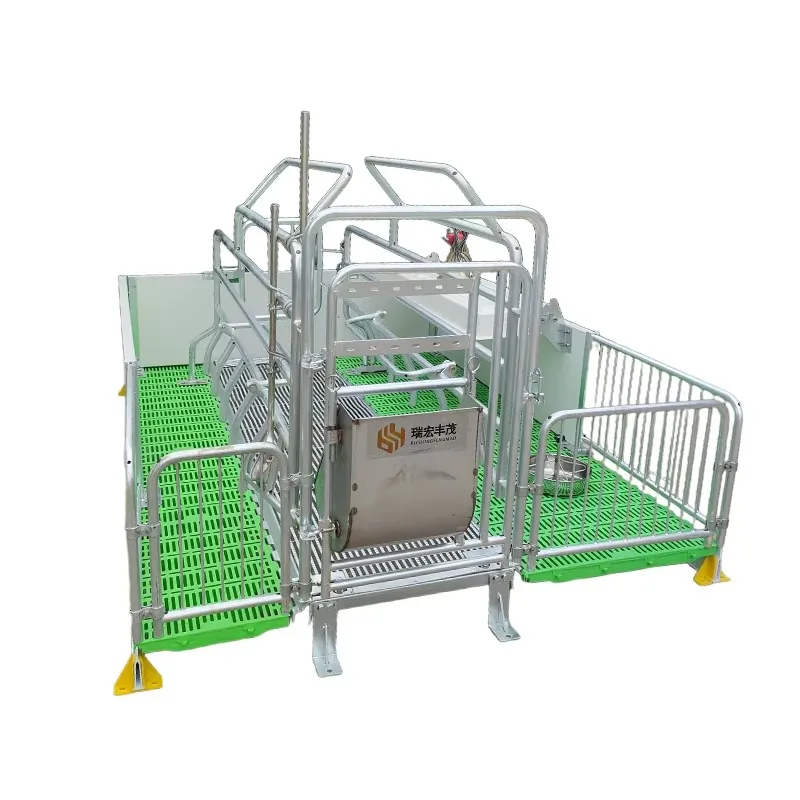Wholesale Premium Pig Farrowing Equipment Optimal Double Farrowing Animal Cage for Sow Pen Pig Caging