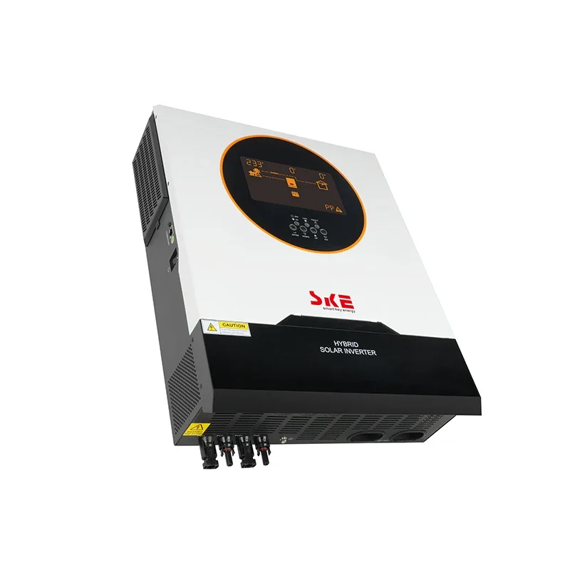 SKE 10.2KW Sistema de inversor solar híbrido de onda senoidal pura 48V MPPT Inversor offgrid funciona com ou sem bateria