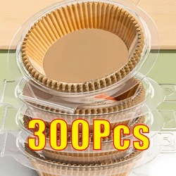 Air Frying Paper Disposable Oil Paper For Air Fryer Non-Stick Air Fryer Tray Paper Liner Kitchen Baking Round Paper Accessories