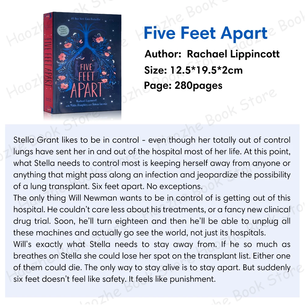 Five Feet Apart New York Times bestselling Novel Teen & Young Adult Fiction English Book Paperback