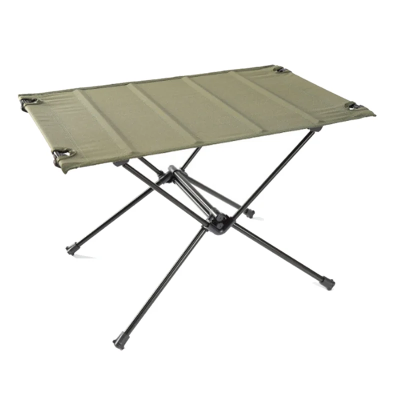 

ABJI-Camping Folding Table Portable Ultralight Storage Tourist Picnic Desk For Traveling Camping,Army Green