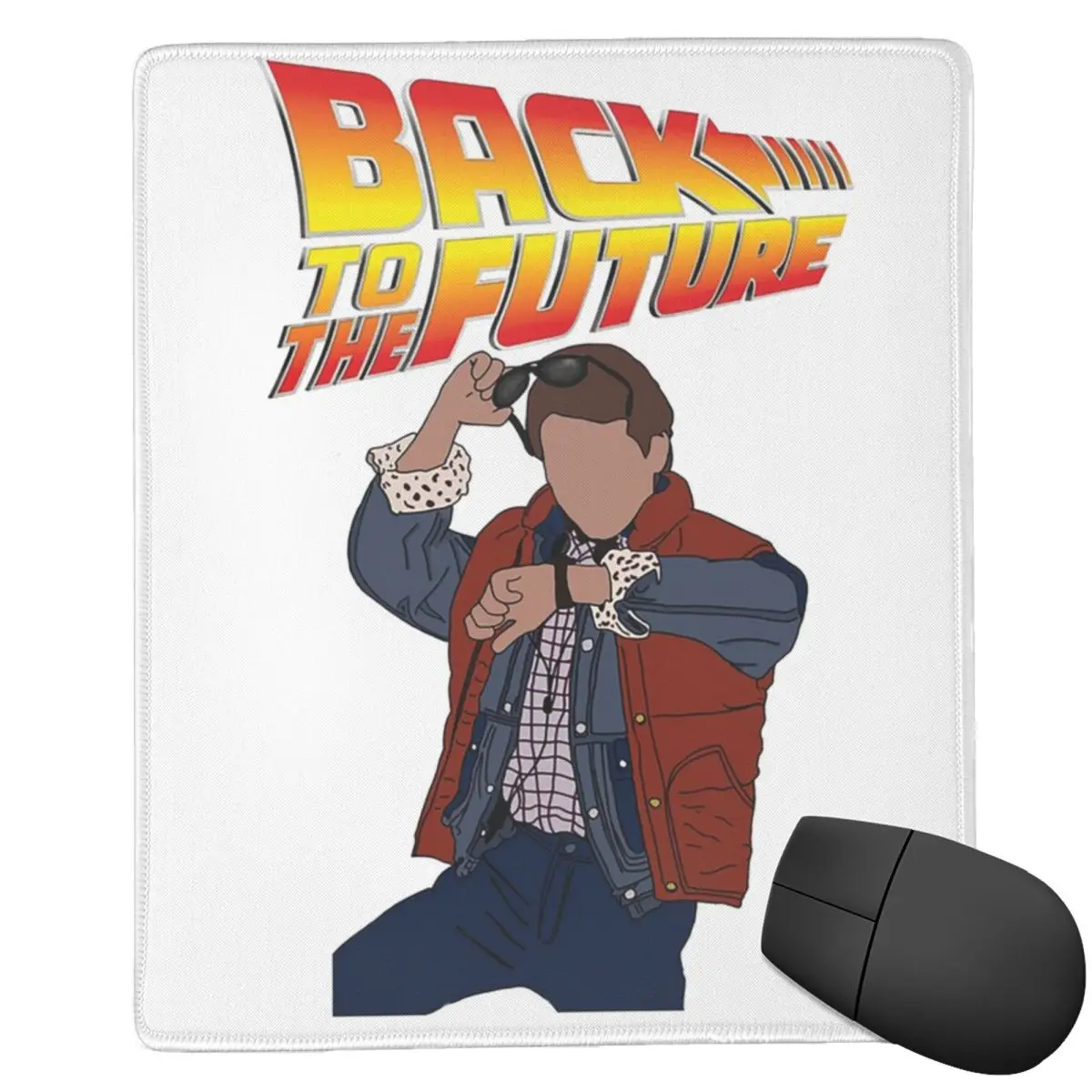 Back To The Future Marty McFly Mouse Pad Computer Keyboard Mouse Mat Gaming PC Laptop Desk Mat Office Accessories