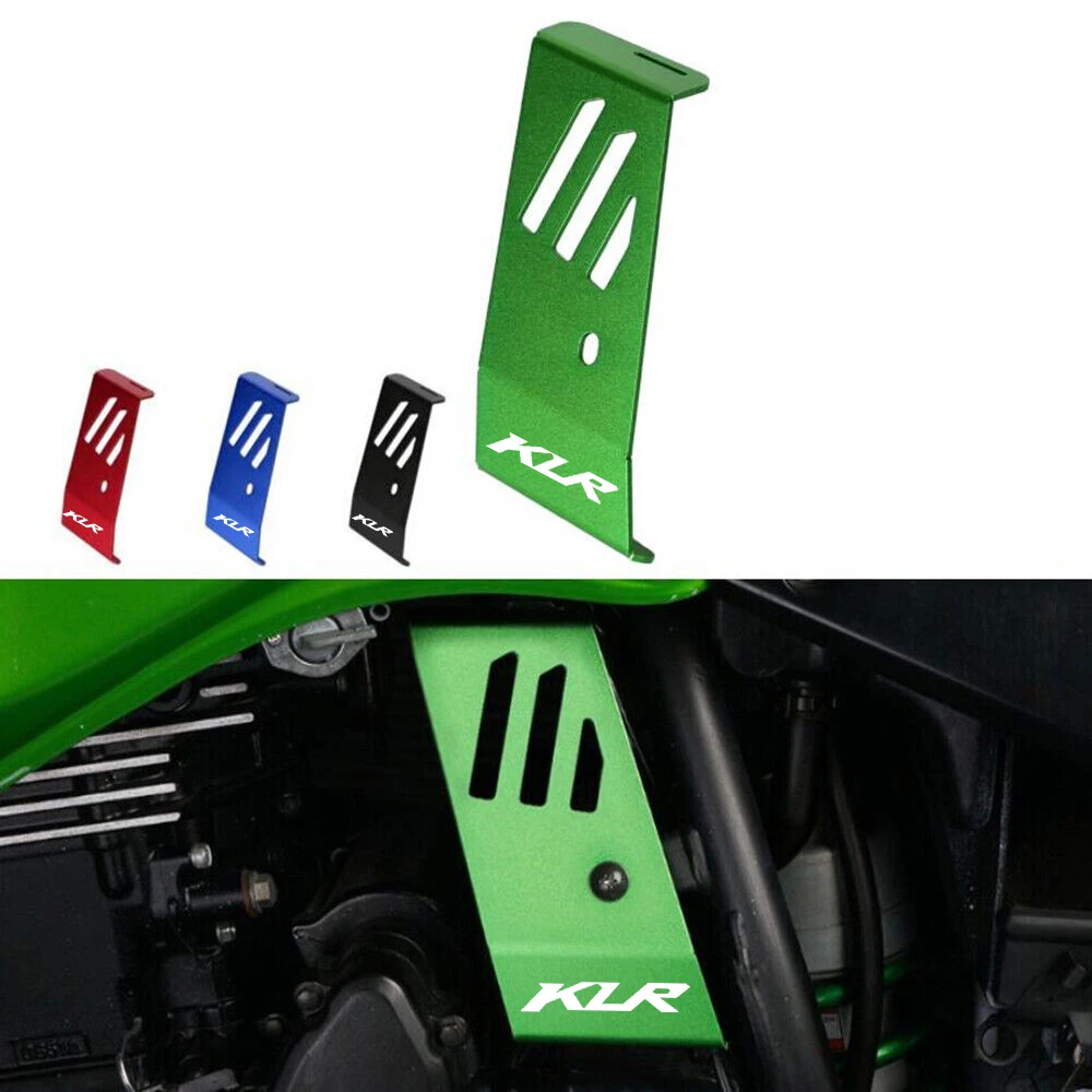 

KLR LOGO Motorcycle Left Fuse Box Cover Guard Plate For Kawasaki KLR650 KLR 650 2008-2018 2009 2010 2011 2012 2013 2014 15 16 17