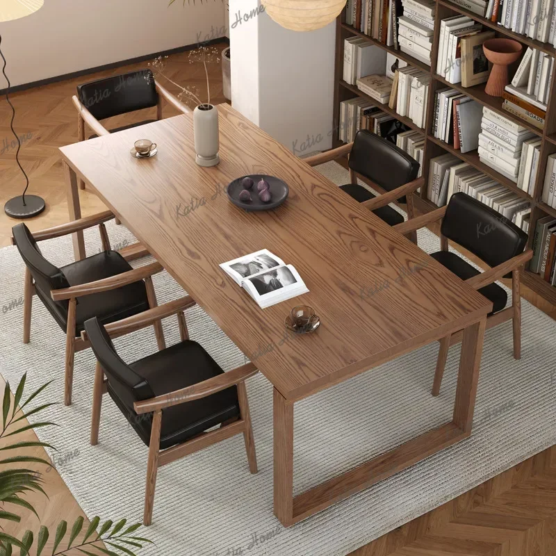 LD Mobien Library Dining Table Parent-child Office Modern Fashion Dining Table High-end Dining Room Furniture