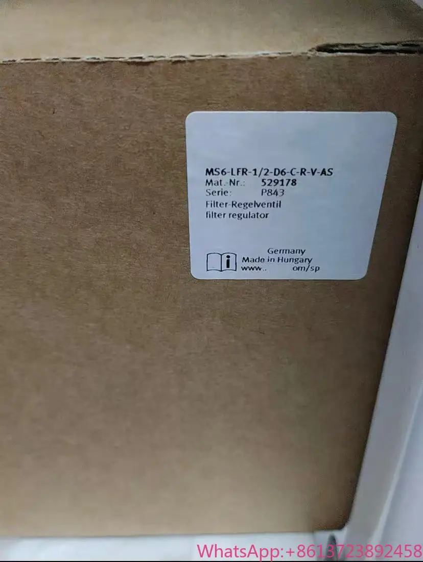 

Brand New MS6-LFR-1/2-D6-ERV-AS 529182 MS6-LFR-1/2-D6-CRV-AS 529178