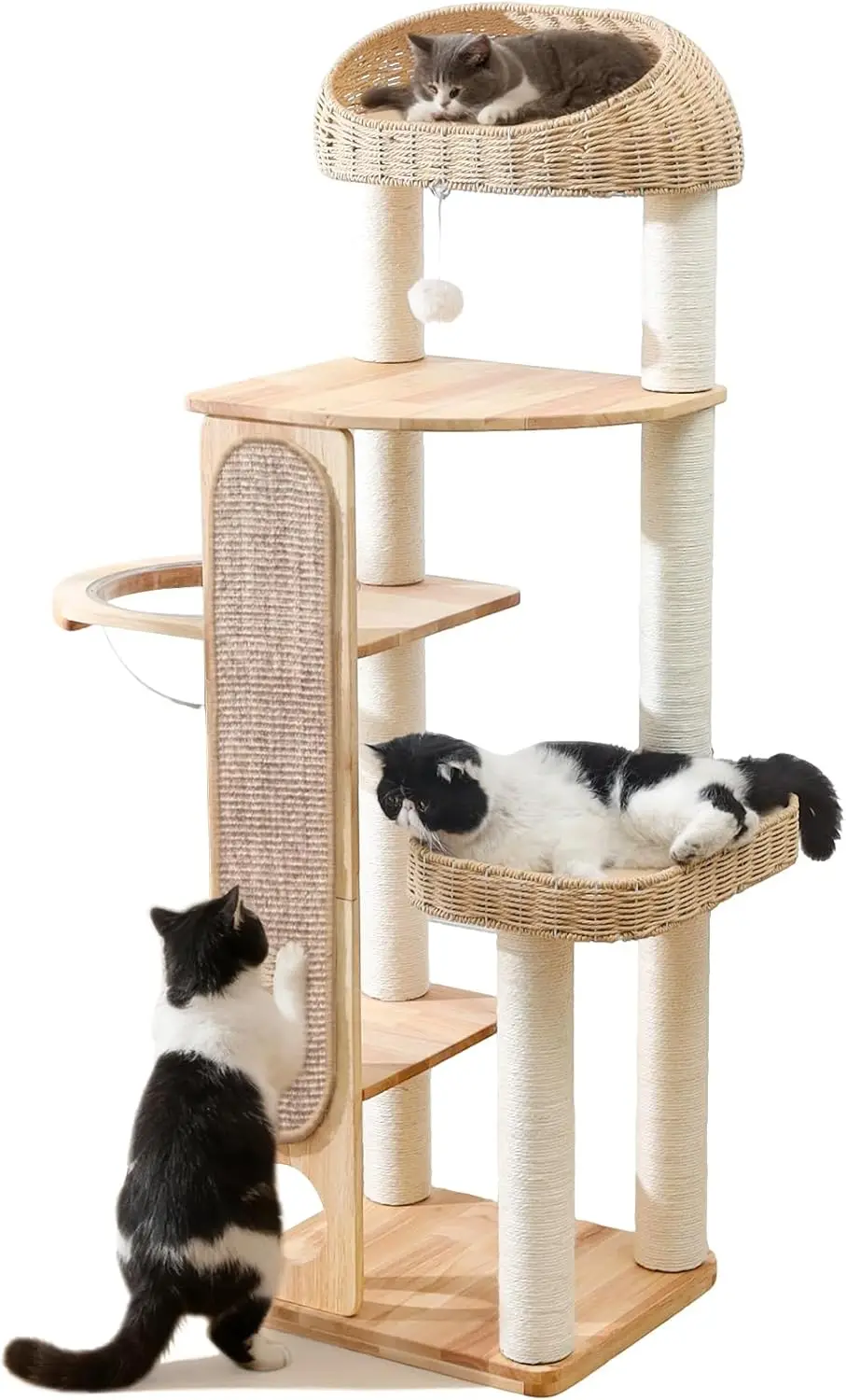 59-Inch Cat Tree Wi…
