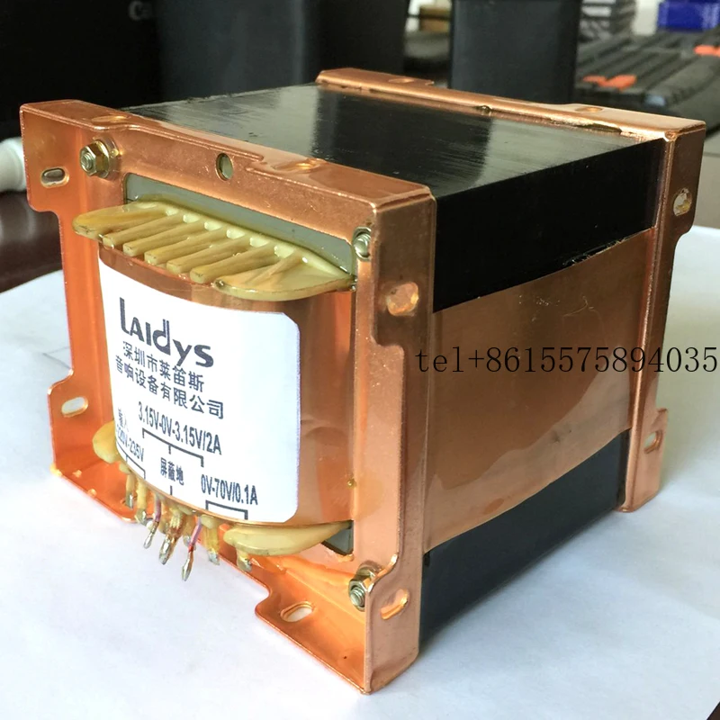 

Трансформатор мощности LAIDYS-400W 2006 года выпуска, подходит для одноконденсаторных симмортизационных усилителей, таких как ламповые усилители 300B, KT88, EL34/KT66.