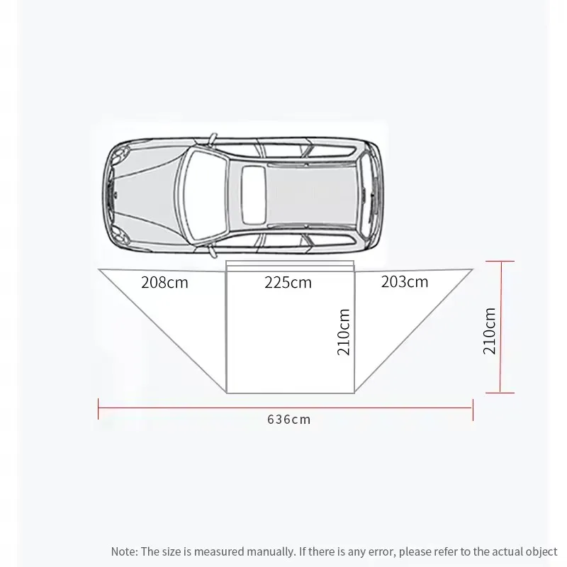 4Wd Off-Road Camper Водонепроницаемый автомобильный тент Солнцезащитный козырек 4X4 Выдвижной алюминиевый тент 180 градусов для легкового грузовика