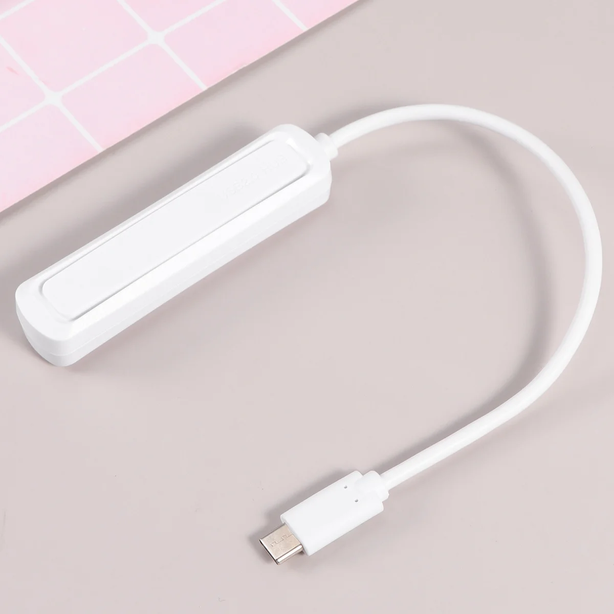 

1 шт. Type-C на 4 USB 2,0 конвертер-концентратор Otg функция разветвитель для ноутбука, планшета, белый ABS сплав, компьютерная периферия