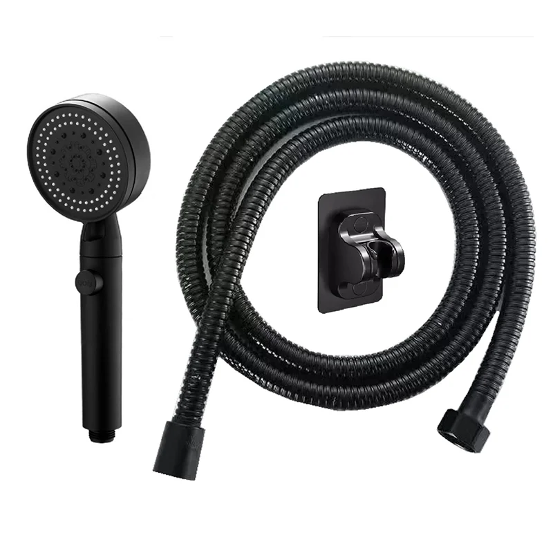 

Насадка для душа высокого давления ABSF, 5 режимов, регулируемая насадка для душа, экономия воды, насадка с одной кнопкой, аксессуары для ванной комнаты