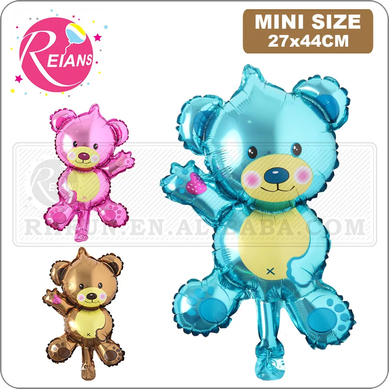 16 Inch Mini cartoon Animal Bear Children's Toys Decoration Foil Balloons Birthday&Party Balloons cute Helium Balloon globos