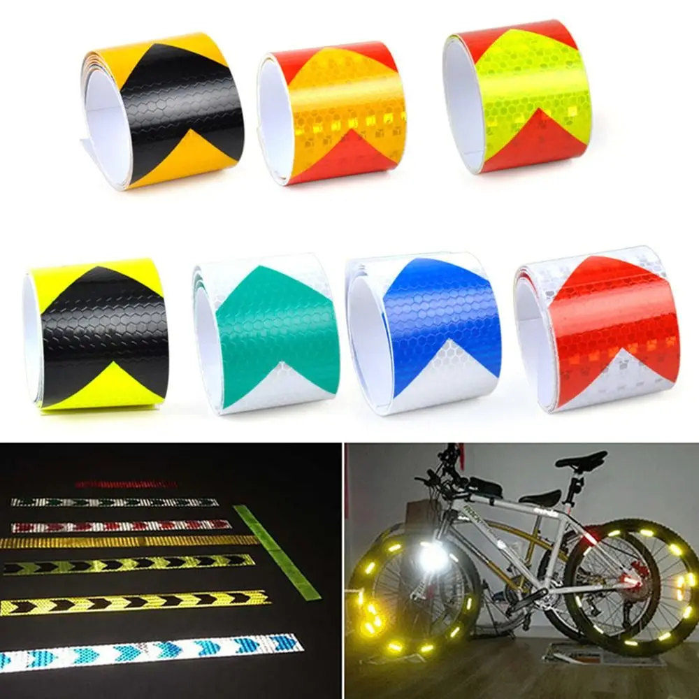 Film Warning Tapes Motorcycle Reflective Film Self Adhesive Warning Strip Car Reflective Tape Car Reflector Sticker Safety Mar