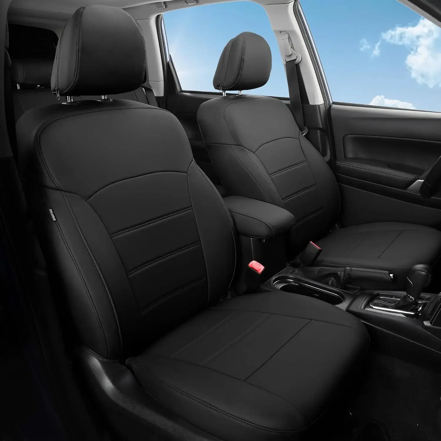 

For Custom Forester Seat Covers 2018 2017 2016 2015 2014Full Set - Luxury Waterproof Leather Seat Protector Forester Accessories