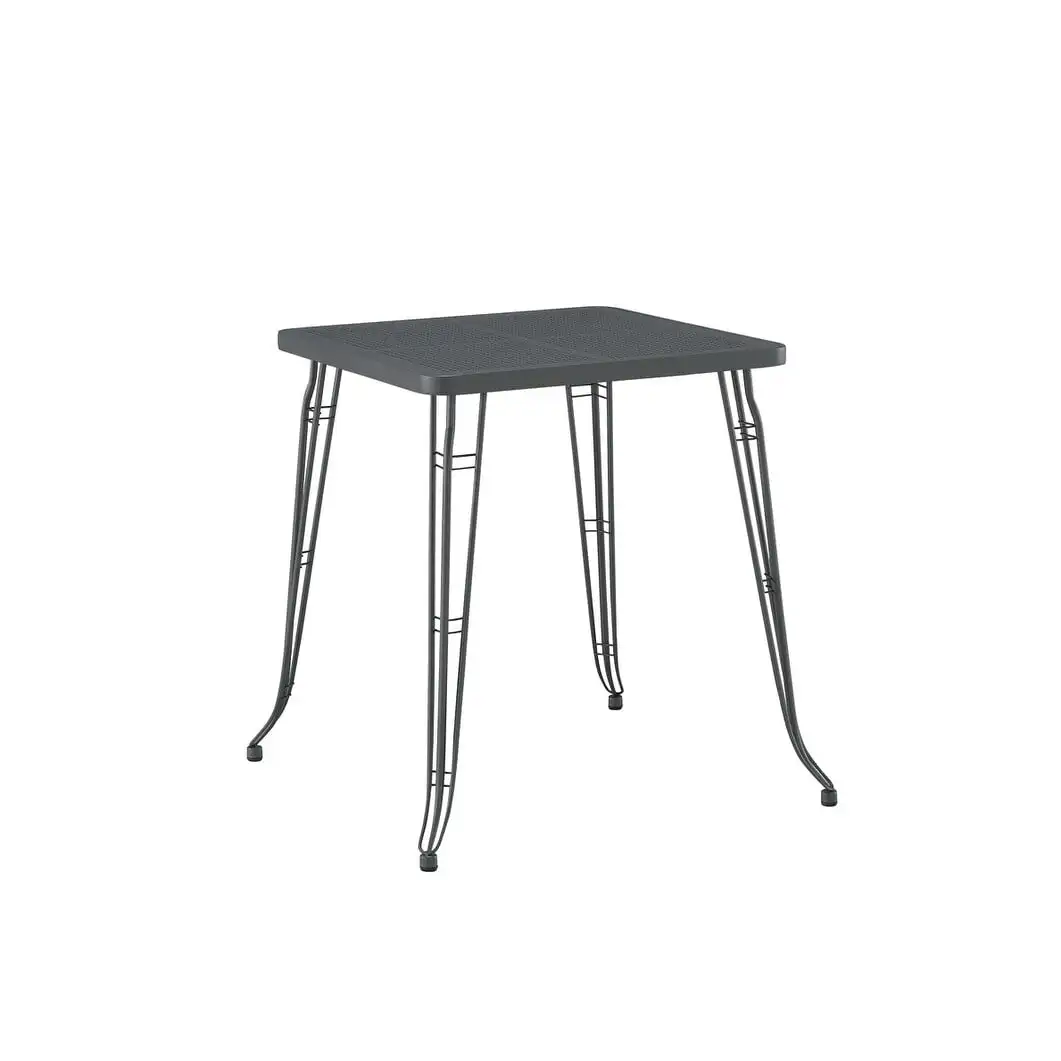 42" Steel Pub Table Tall Dining Cocktail Table Bar Table for Bistro Pub Kitchen, Gray