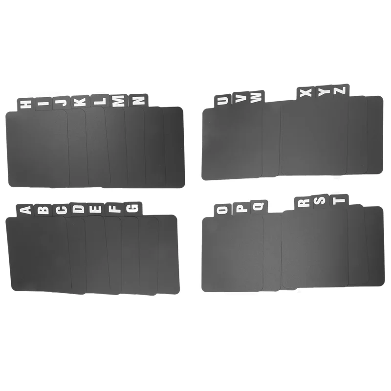 26 個ビニールレコードディバイダー DVD アルファベットディバイダー A-Z アルファベットディバイダービニールレコードオーガナイザーアルファベット付き