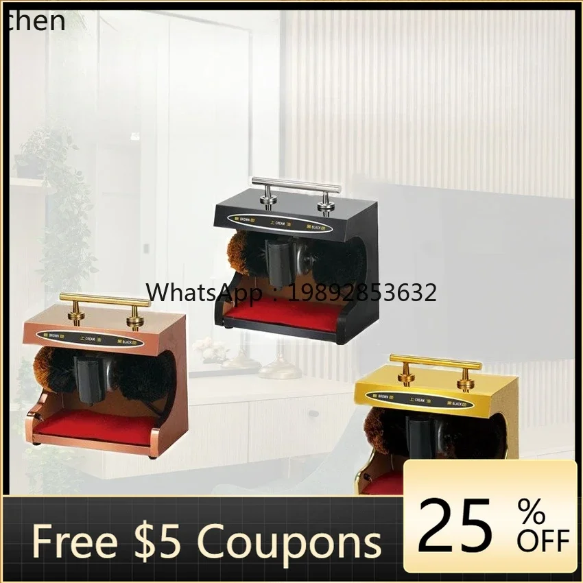 ZZ ملمع الأحذية التعريفي الأوتوماتيكي بالكامل متعدد الوظائف ملمع الأحذية الكهربائية لردهة الفندق #1