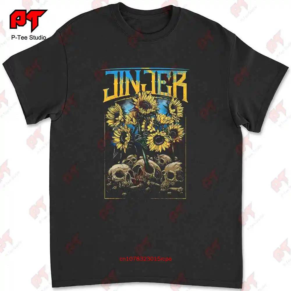 

Retro Jinjer Band Skull Album T Shirt Black All Sizes S 5Xl 1F1193 41R8