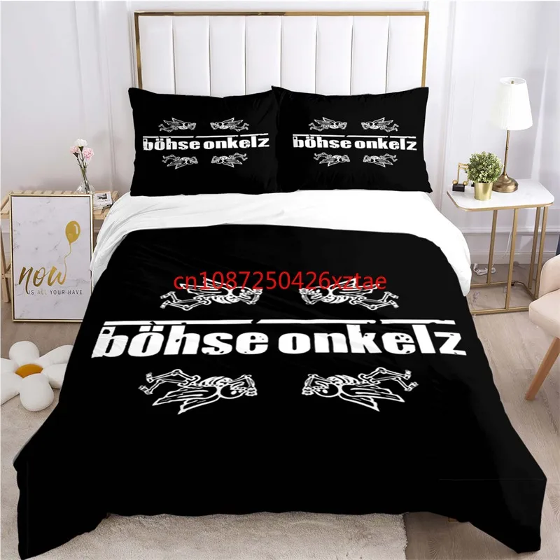 

B-öhse Onkelz/ Band PosterCouette 220x240 Duvet Cover Sets Printed Bedding Set Double Queen King Size,Bettbezug