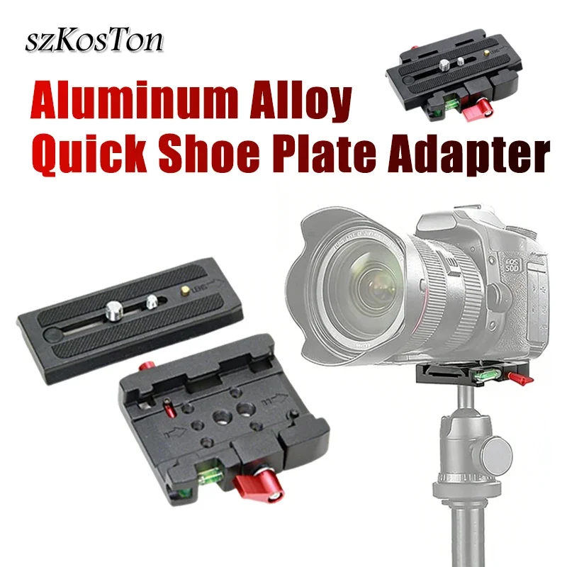 Schnellwechselplatten-Klemmadapter für Manfrotto 501 503 701HDV 577 519 561 Q5 Klemmadapter Kamerastativ Einbeinstativ